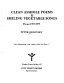 Book cover for Clean Asshole Poems, Smiling Vegetable Songs