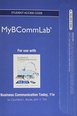 Cover of NEW MyLab Business Communication -- Access Card -- for Business Communication Today