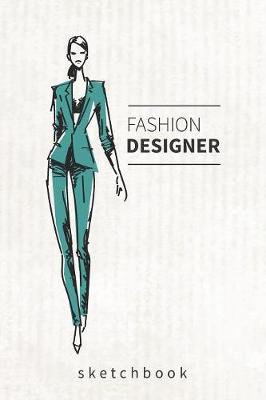 Book cover for Fashion Design Journal Dotted Sketchbook Gift For Designer