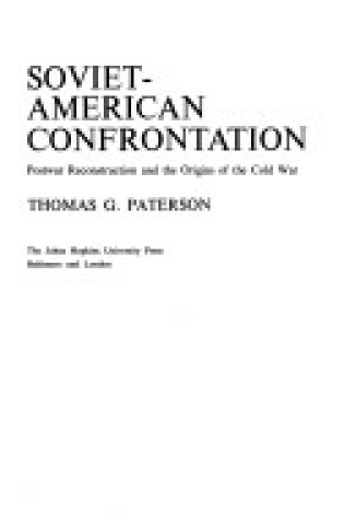 Cover of Soviet-American Confrontation