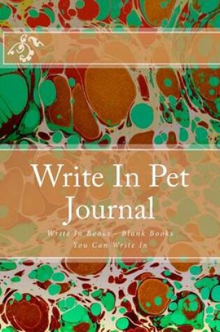 Cover of Write In Pet Journal