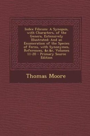 Cover of Index Filicum