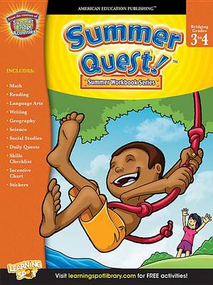 Book cover for Summer Quest, Grades 3 - 4