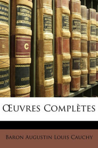 Cover of Oeuvres Compl tes