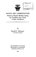 Cover of Locals and Cosmopolitans