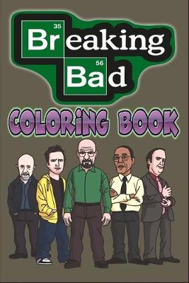 Book cover for Breaking Bad Coloring Book