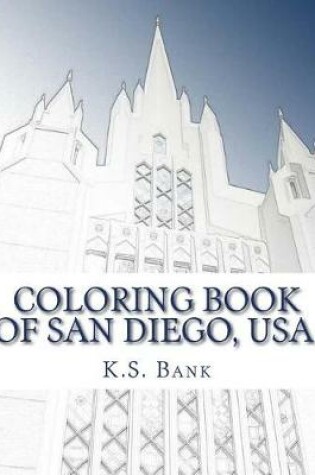 Cover of Coloring Book of San Diego, USA.