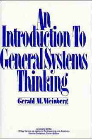 Cover of An Introduction to General Systems Thinking