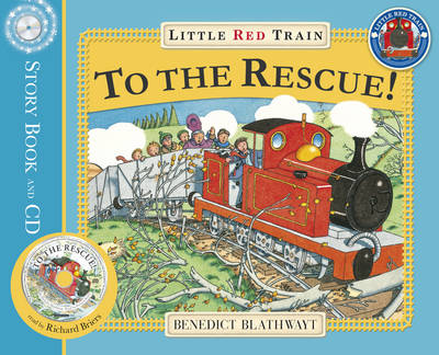 Book cover for Little Red Train to the Rescue