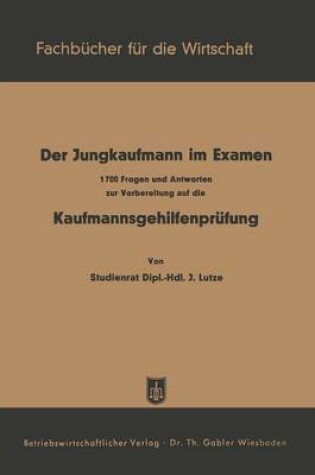 Cover of Der Jungkaufmann Im Examen