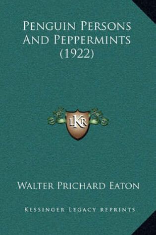 Cover of Penguin Persons and Peppermints (1922)