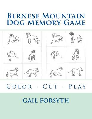 Book cover for Bernese Mountain Dog Memory Game