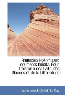 Book cover for Analectes Historiques