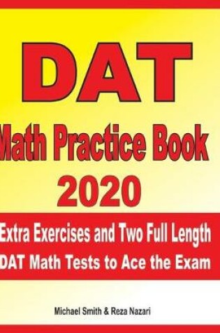 Cover of DAT Math Practice Book 2020