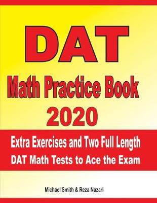 Book cover for DAT Math Practice Book 2020