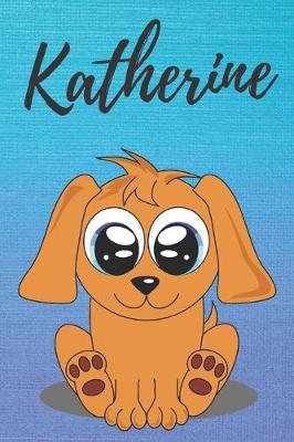 Book cover for Katherine dog coloring book / notebook / journal / diary