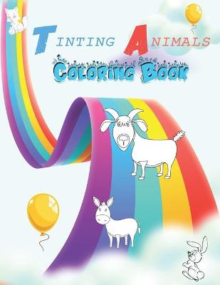 Book cover for Tinting Animals Coloring Book