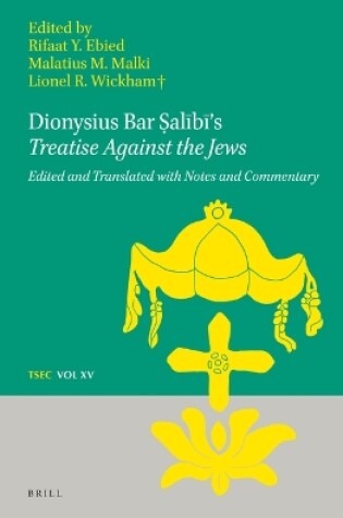 Cover of Dionysius Bar Salibi's Treatise Against the Jews