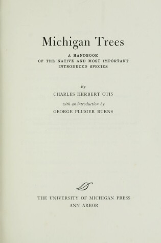 Cover of Michigan Trees