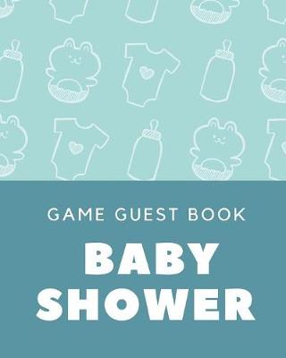 Book cover for Baby Shower Game Guest Book