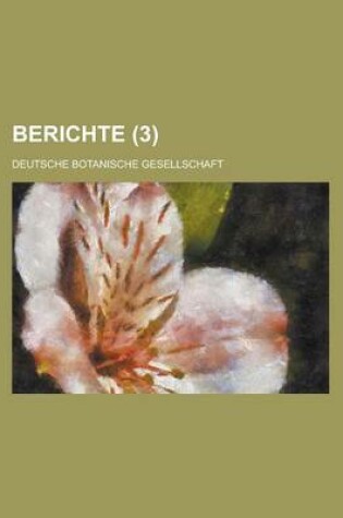 Cover of Berichte (3)