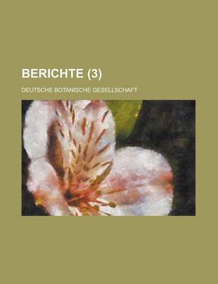 Book cover for Berichte (3)