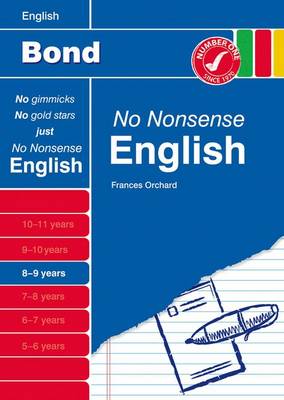 Book cover for Bond No Nonsense English: 8-9 Years