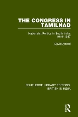 Book cover for The Congress in Tamilnad