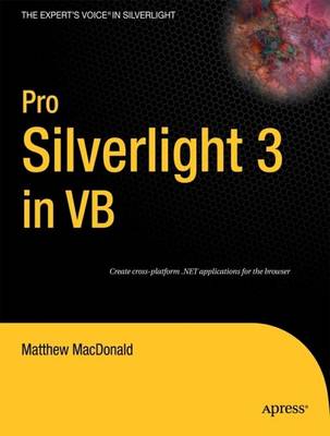 Book cover for Pro Silverlight 3 in VB