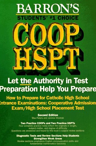 Cover of How to Prepare for the Coop Hspt, Catholic High School Entrance Examinations
