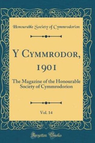 Cover of Y Cymmrodor, 1901, Vol. 14