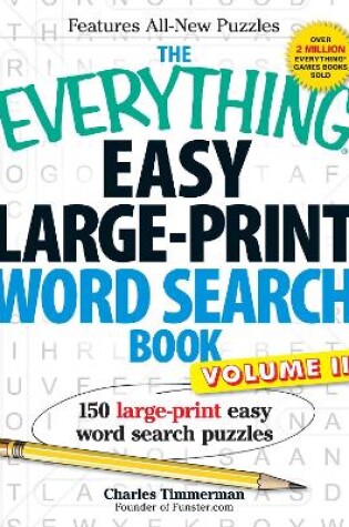 Cover of The Everything Easy Large-Print Word Search Book, Volume II