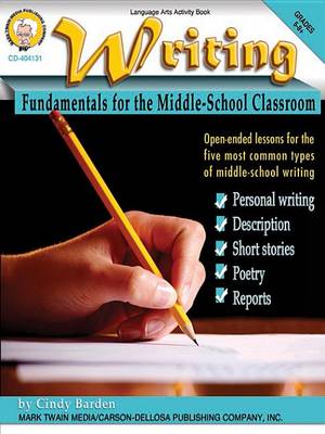 Book cover for Writing, Grades 5 - 8