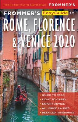 Book cover for Frommer's EasyGuide to Rome, Florence and Venice 2020