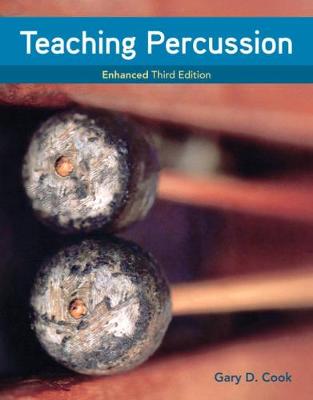 Book cover for Teaching Percussion, Enhanced, Spiral bound Version