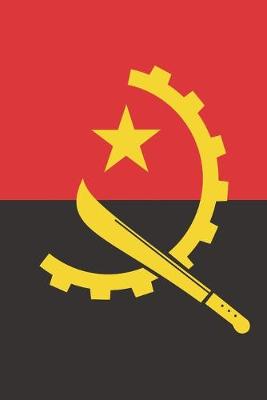 Book cover for Angola Travel Journal - Angola Flag Notebook - Angolan Flag Book