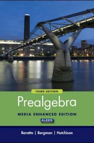 Cover of Prealgebra, Media Enhanced Edition