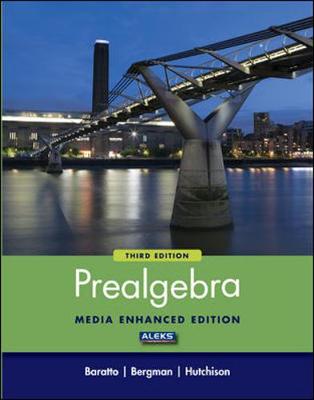 Book cover for Prealgebra, Media Enhanced Edition