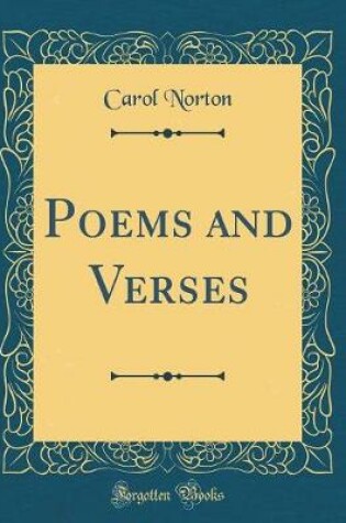 Cover of Poems and Verses (Classic Reprint)