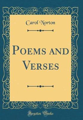 Book cover for Poems and Verses (Classic Reprint)