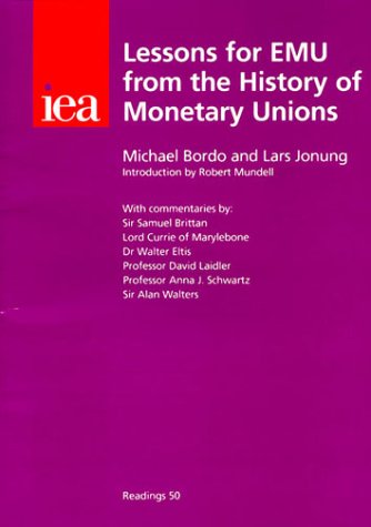 Cover of Lessons for EMU from the History of Monetary Unions