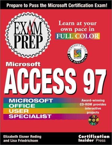 Book cover for Access 97 Exam Prep