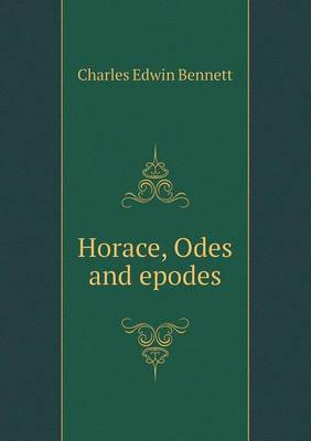 Book cover for Horace, Odes and Epodes