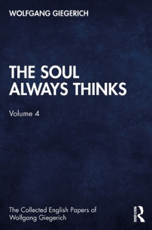 Cover of The Soul Always Thinks