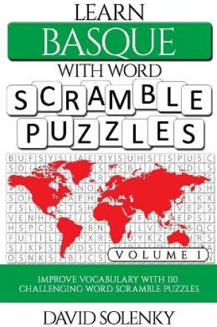 Cover of Learn Basque with Word Scramble Puzzles Volume 1