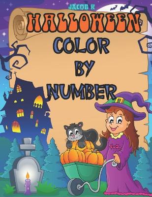 Book cover for Halloween Color By Number