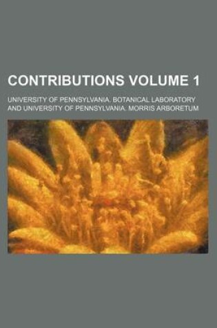 Cover of Contributions Volume 1