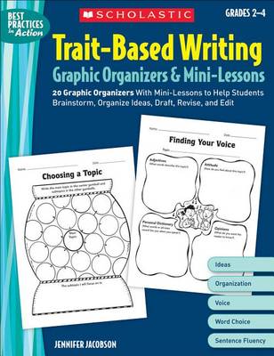Book cover for Trait-Based Writing Graphic Organizers & Mini-Lessons