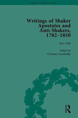 Book cover for Writings of Shaker Apostates and Anti-Shakers, 1782-1850 Vol 2