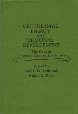 Book cover for Geothermal Energy and Regional Development